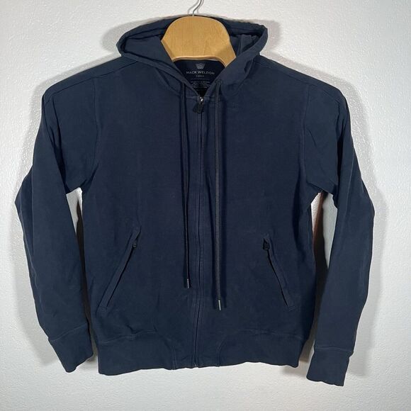 Mack Weldon Ace Navy Blue Hoodie - Picture 2 of 6